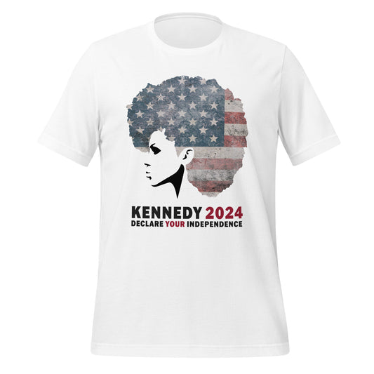 Declare Your Independence Kennedy 2024, American Flag Afro